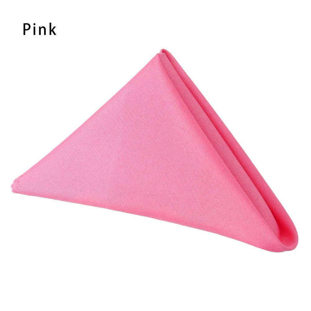 Tovaglioli per la cena rossi solidi: rosa