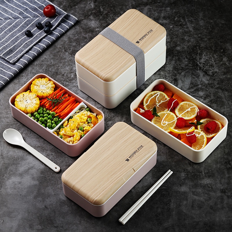 Bento Box Japanese Lunch Box, Bento Lunch Box Containers for Kids and Adults
