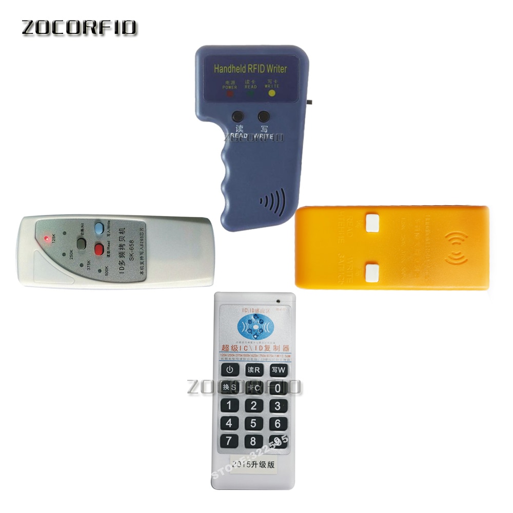 Lector de tarjetas Rfid portátil, escritor, copiadora de control de acceso/etiquetas de identificación duplicadoras RFID,