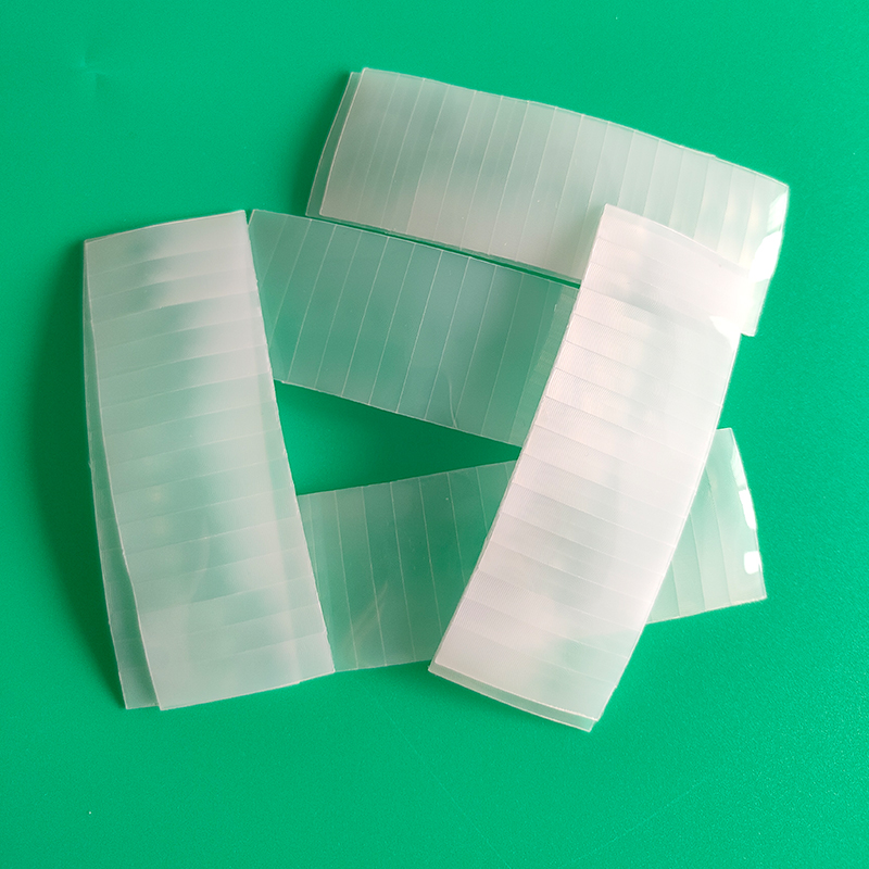 73,8 x 26,2 mm optisches PIR HDPE-Infrarot-Induktions-Fresnel-Linse für den menschlichen Körper, Brennweite, Fernerkennungsentfernung