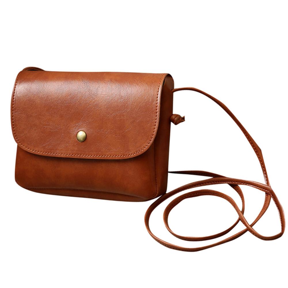 Crossbody tasker til kvinder dame skuldertaske afslappet studerende street populær håndtaske bolsa feminina  #3 o 30: Brun