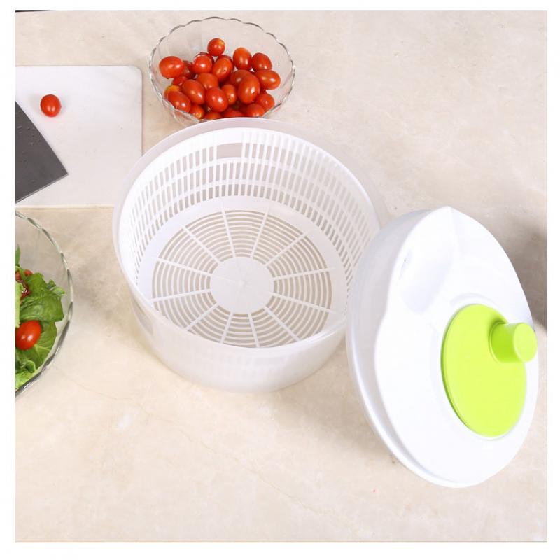 1pc 5L Salat Spinner Gemüse Unterlegscheibe mit Schüssel schnell trocken Mehrzweck Salat Waschmaschine und Trockner-