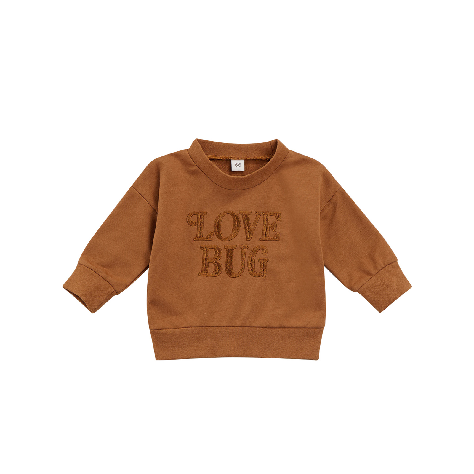 Sweat-shirt à manches longues pour bébé fille et garçon, avec lettres, printemps-automne: YELLOW / 3M