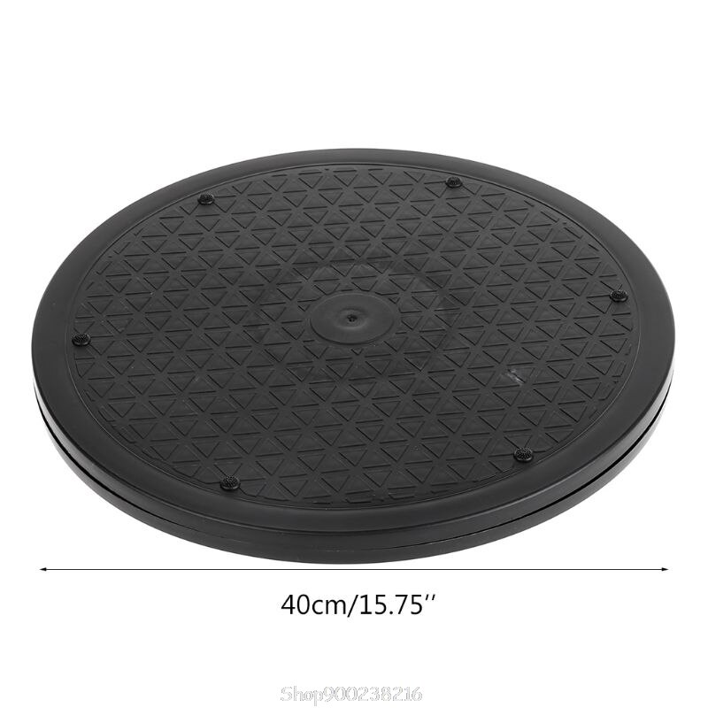 10" Round Bonsai Turntable Rotating Plate Wheel Revolving Home Kitchen Cake Display Stand Ceramic Clay Au27: 40cm