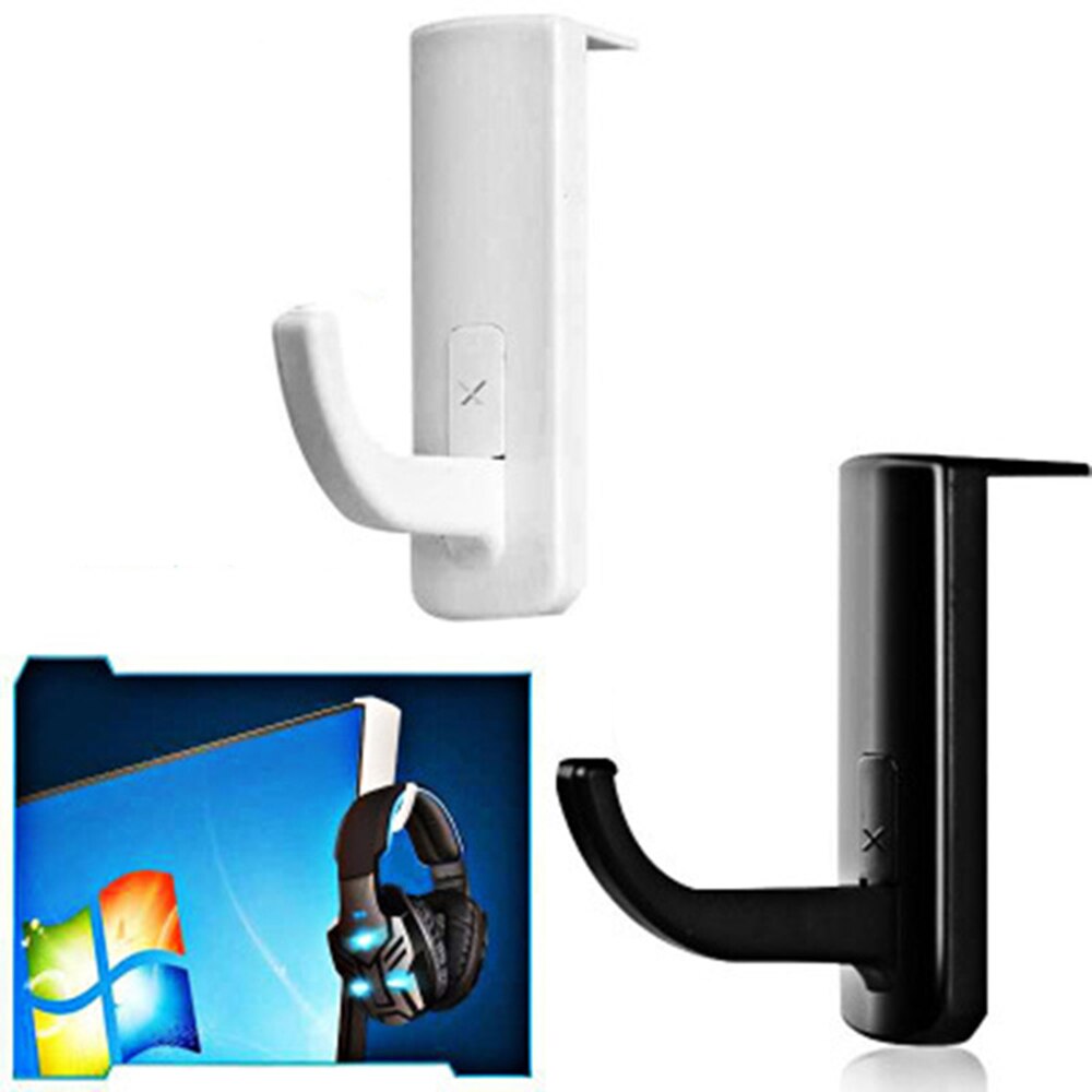 Soporte Para Auriculares Que Se Fija Al Monitor | Compatible Con SADES SA-708 Y Kanen IP-878