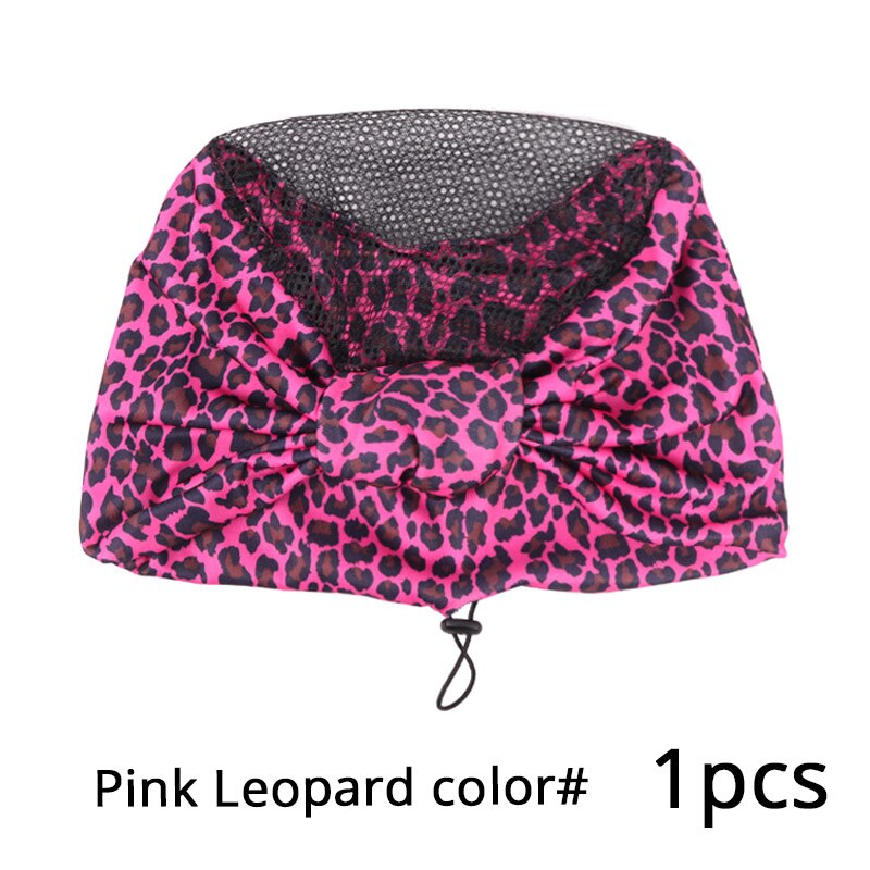 Nunify Mesh Wig Cap Linked Headband For Making Wigs Drawstring Hair Net For Hair Bun Crochet Headband Wig Cap Hair Band Wig Caps: pink 1pcs