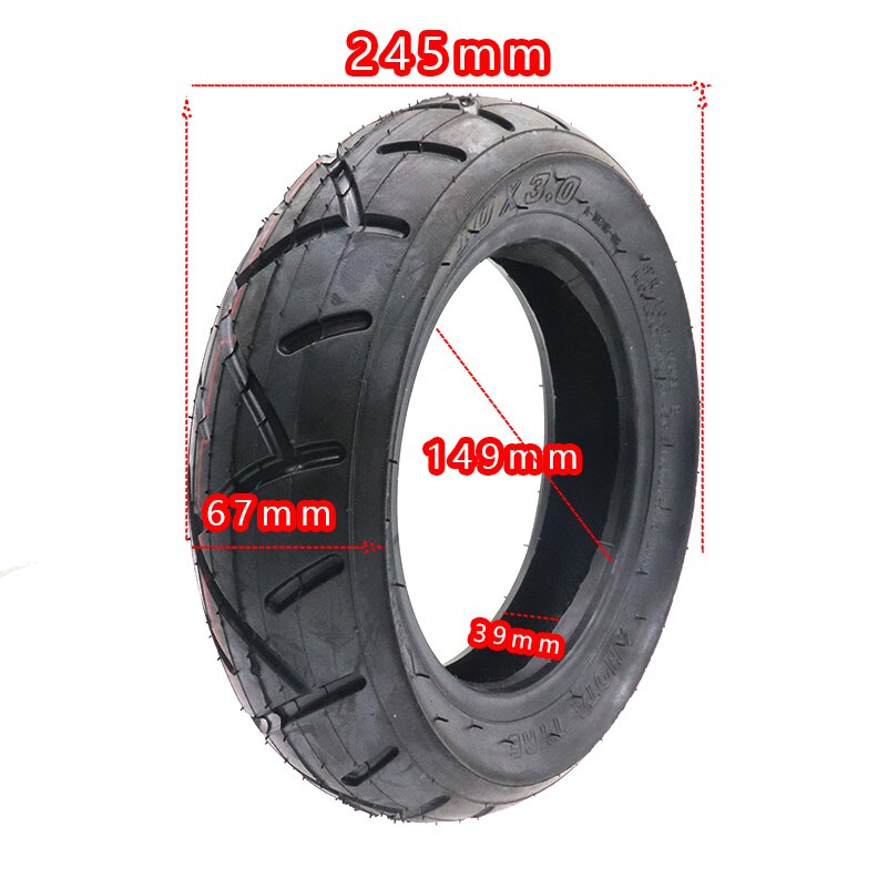 10X3.0 Binnenste En Buitenste Band 10*3.0 Stad/Off Road Band Voor Kugoo M4 Pro Elektrische scooter Karts Atv Quad Speedway Tyre: city outer tire