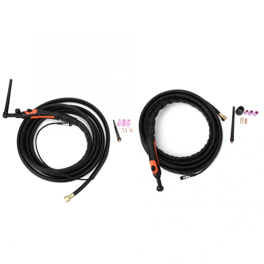 Kit de antorcha de soldadura TIG 0,5-1,6mm varilla de tungsteno M16x1.5 interfaz de aire con equipo de soldadura de Cable de 4m