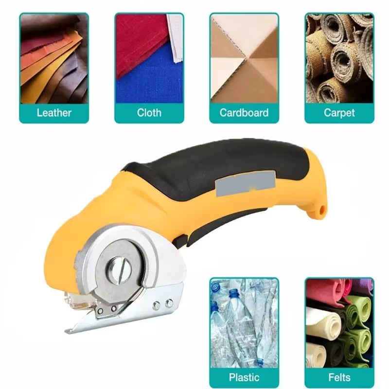 Cordless Electric Scissors 4.2V Multi Electric Cutter Shear For Cardboard Leather Fabric Cloth SewingCarpet Electr Cutting Tool