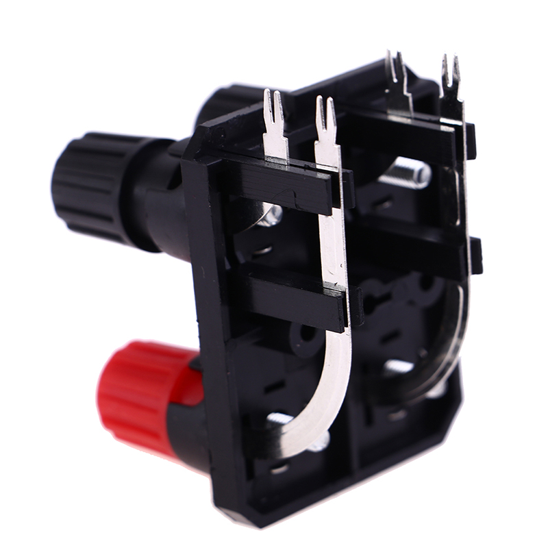 1 unidad de 2, 4, 6 posiciones, Pin curvo, conector de Audio externo, amplificador de altavoz, conector Banana de 4mm, bloque de terminales de poste de tornillo