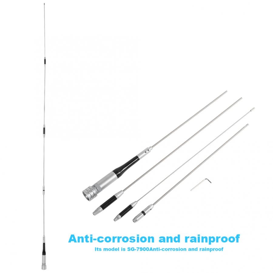 SG-7900 antena o dalekim zasięgu antykorozyjna przeciwdeszczowa 144 / 430mhz UHF amatorska dwukierunkowa antena radiowa