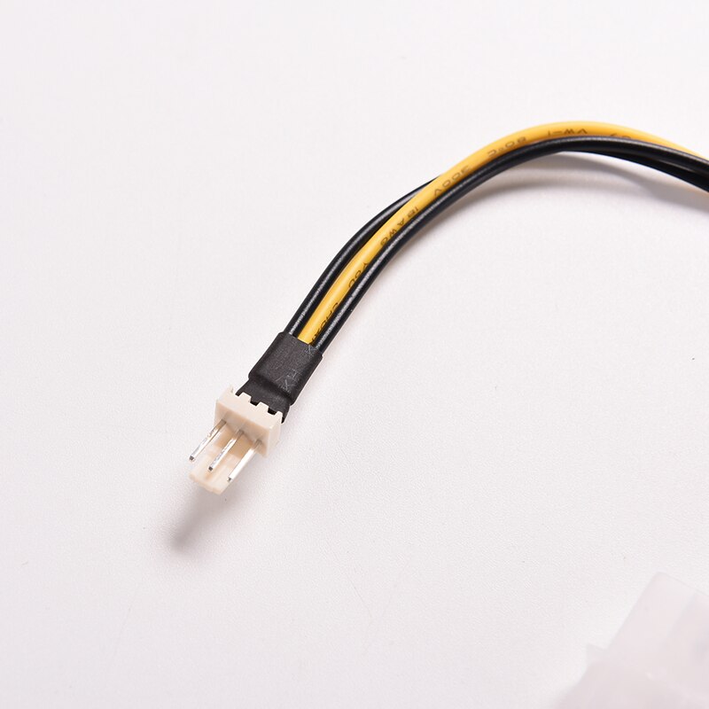 2pcs 20cm 4 Pin Molex IDE To 3 Pin PC Computer CPU Case Fan Power Connector Cable Adapter