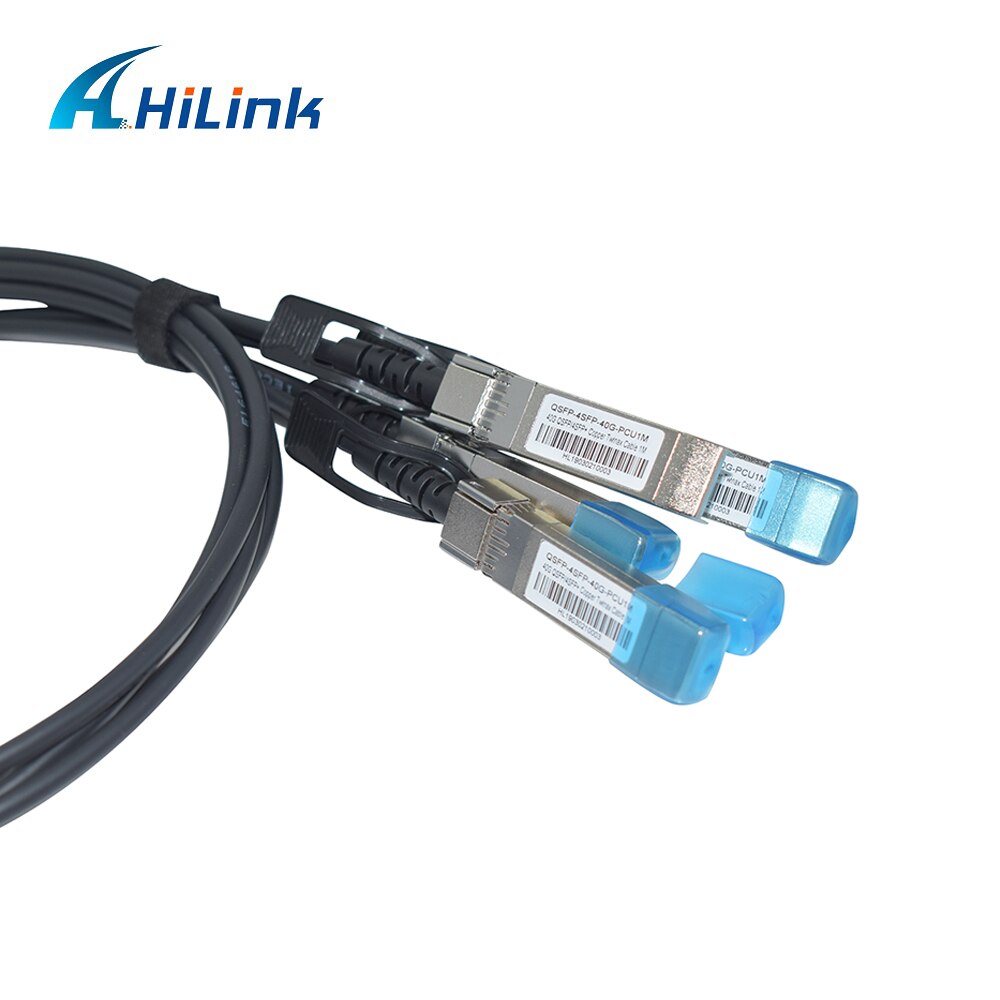 ! 40G QSFP to 4xSFP+ 1M Passive DAC Cable QSFP-4SFP10G-CU1M