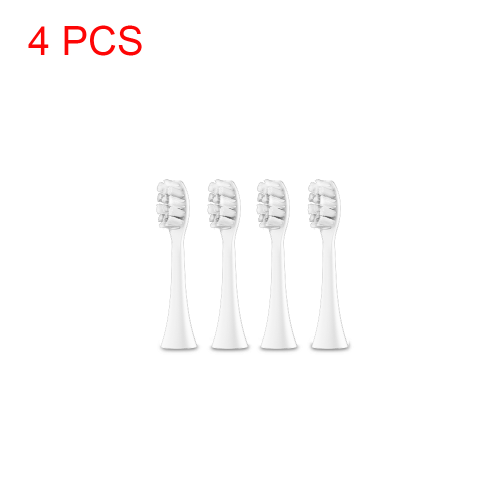 Vervangende opzetborstels Tandenborstelborstelkop Zachte haren Tandenborstelkop Accessoires 4 stuks 8 stuks 16 stuks voor YS01: WHITE
