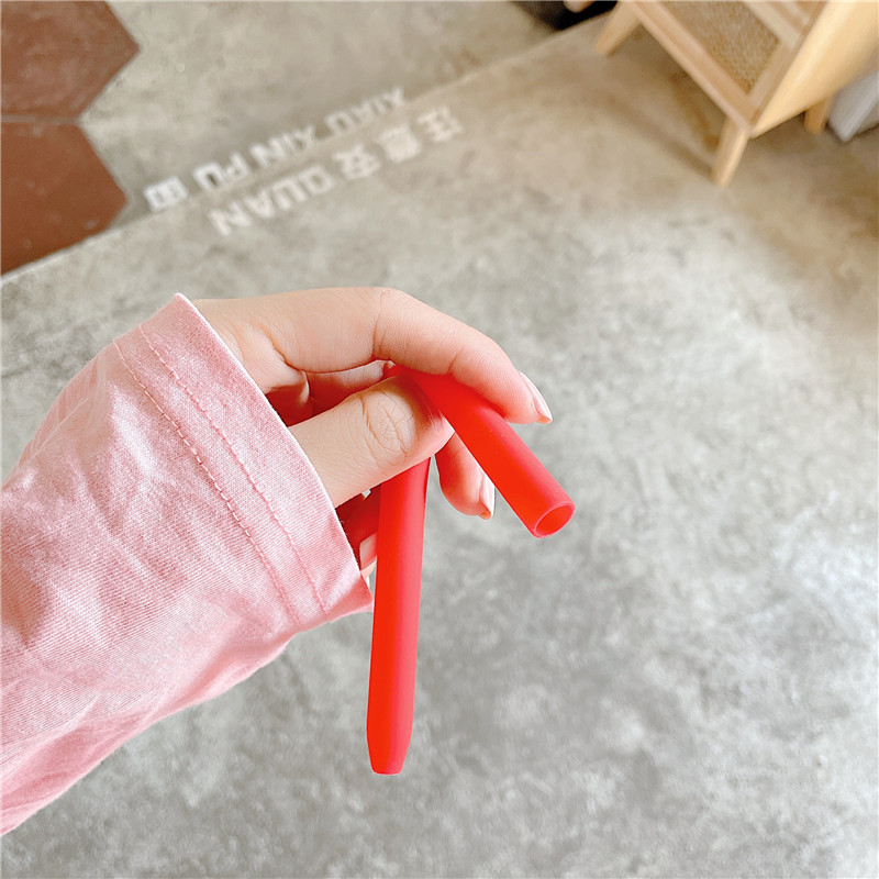 Kawaii Cute Soft Silicone Cases for Apple Pencil 1 2 Gen Case Tablet Touch Pen Stylus Cover Anti-fall for Apples Pencil 1st/2nd