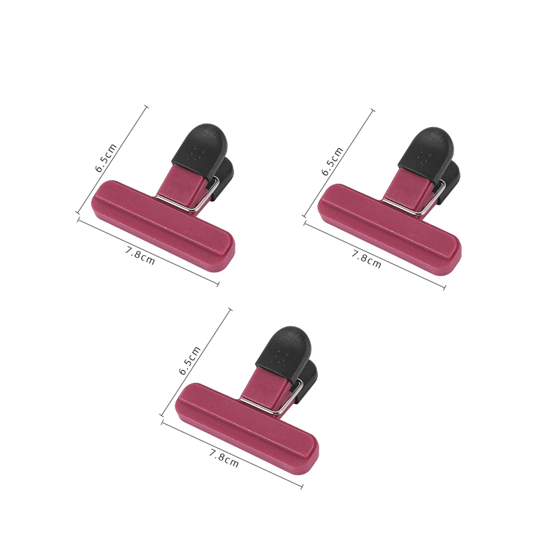 Portable Bag Clips Kitchen Storage Food Snack Seal Sealing Bag Clips Sealer Clamp Plastic Tool Kitchen Organization Accessories: light green