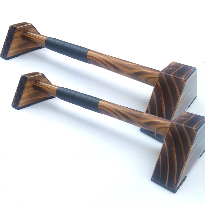 Soportes de empuje de madera de 50cm, equipos de ejercicio para gimnasio deportivo, soportes de realce para Fitness, entrenador muscular de pecho en casa, pinza de mano D90405