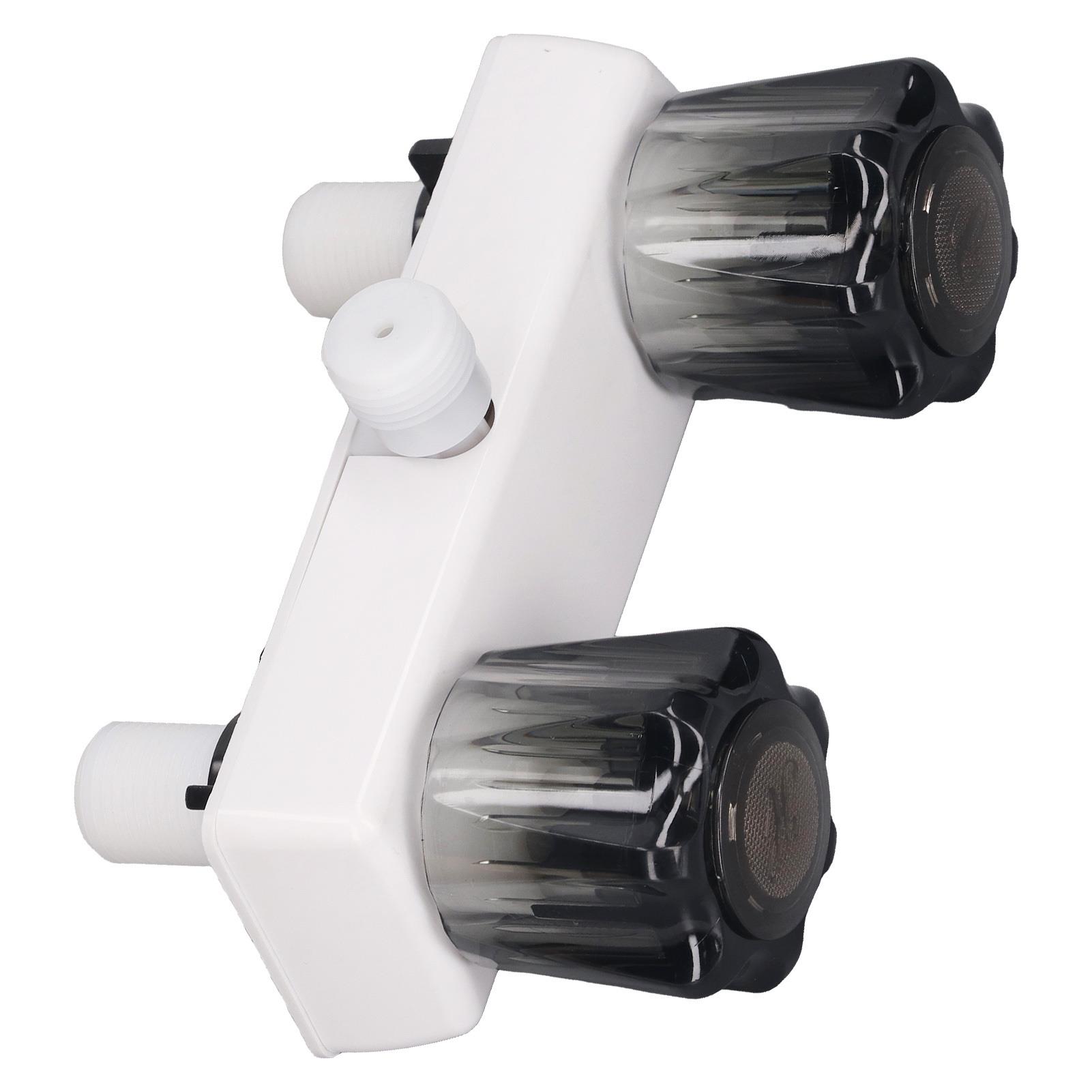 Rubinetto per doccia per camper con doppi manopole e deviatore - Controllo miscelatore per camper e camper