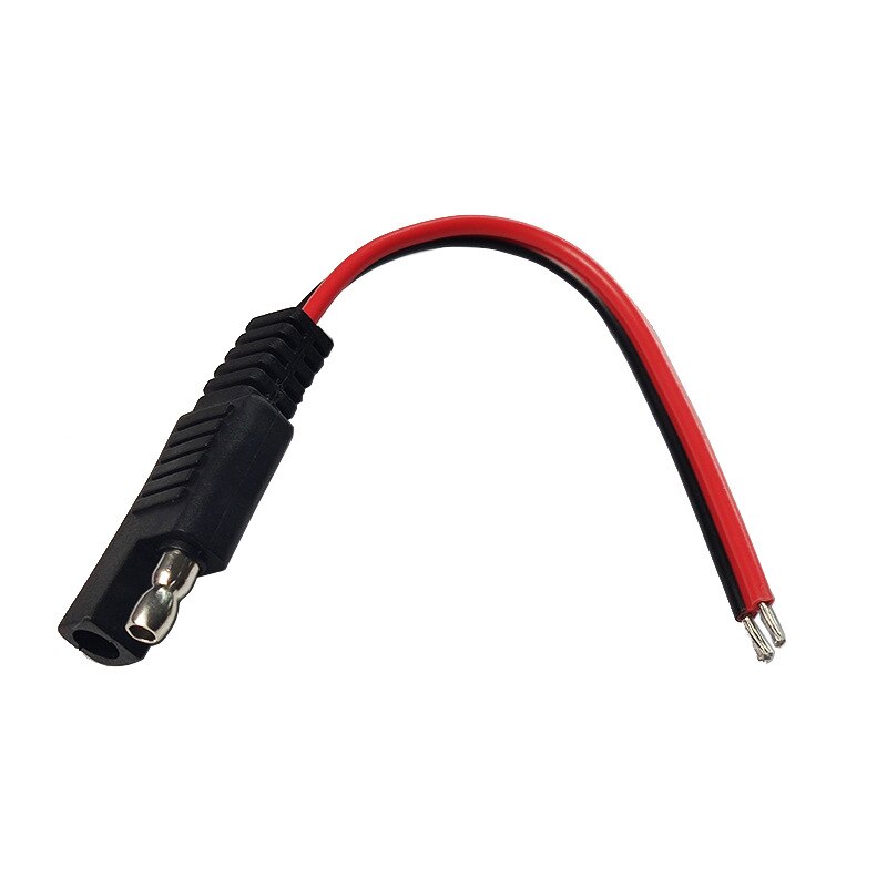 Uds 15CM SAE 2 Pin rápido conector desconectar macho 14AWG SAE Cable de extensión Cable arnés de alambre para la motocicleta generador de Panel Solar