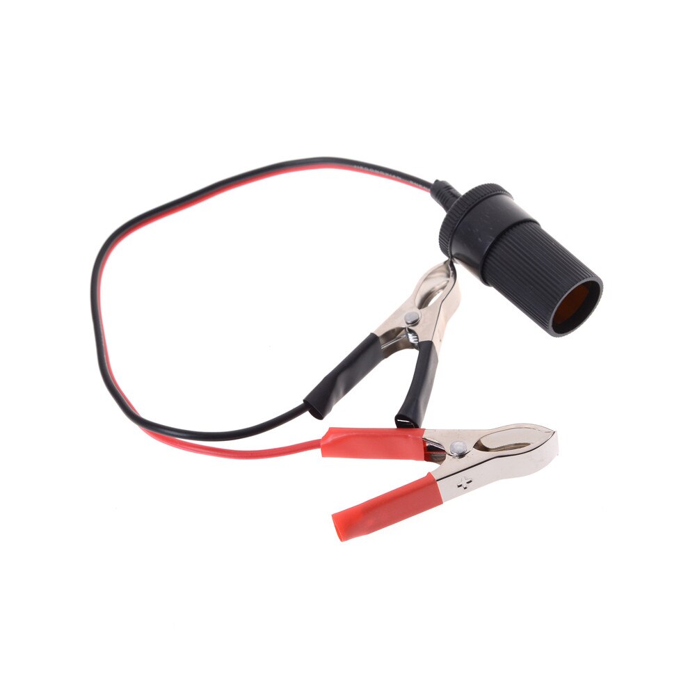 Alligator Clips Crocodile Wire DC Voltage Meter Ammeter Capacity Power Meter Monitor Male/female To Car Cigarette Lighter