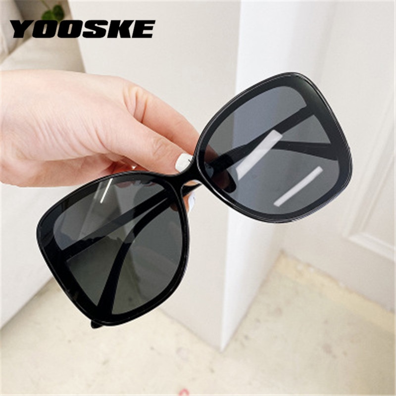 Yooske oversized ronde cat eye zonnebril dames heren vintage heldere gradiënt zonnebril retro brillen  uv400