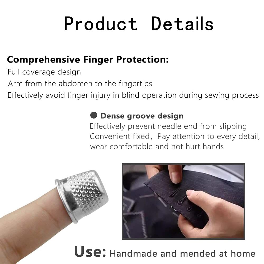 10/30Pcs Metalen Naaien Vingerhoed Vinger Shield Voor Diy Ambachten Naaien Vingerhoed Protector Cap Hand Stiksels Borduurwerk Vinger vingerhoed