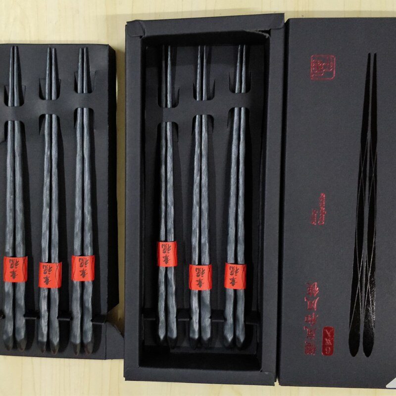 Xiaomi-palillos chinos Mijia Yiwuyishen, palillos resistentes a altas temperaturas, Material de fibra de vidrio, para Mi Smart Home, 6 unids/set por juego