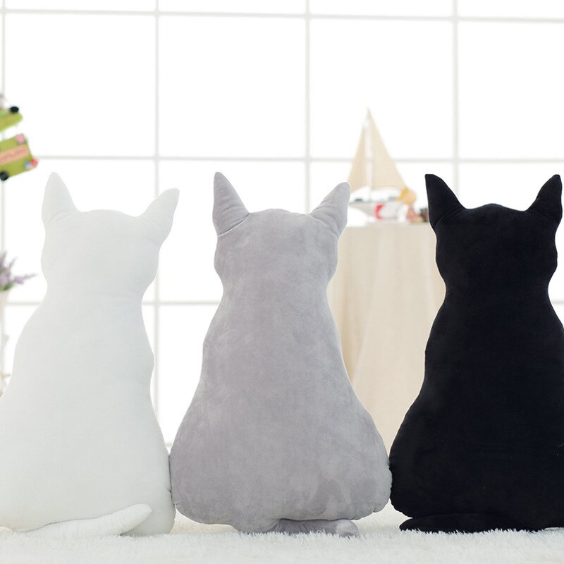Pelúcia volta sombra gato brinquedos para cama reclinável cadeira assento almofada presente para amigos