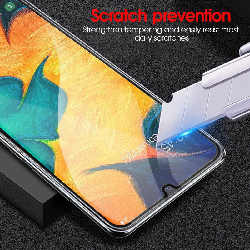 9D HD Schutz Glas für Samsung Galaxy A50 A40 A30 Screen Protector Glas für Galaxy Gelaksi EINE 50 40 30