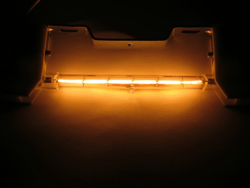 Ampoules halogènes jaunes R7s 100mm, 100 W 220 WATT 240-118 V, 10 pièces