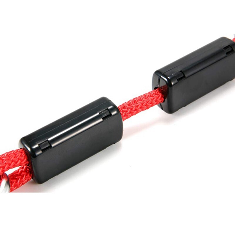 Children's Aerial Hanger Gymnastics Ring Yard Outdoor Gymnastics Ring Training Equipment Line (3 Pieces Red)