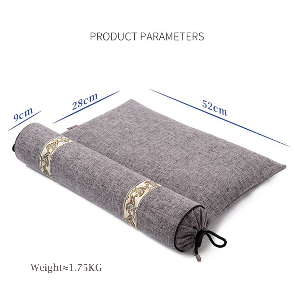 Buckwheat Cervical Pillow Orthopedic Recommendation Cervical Spine Traction Chinese Herbal Medicine Compress Neck Pillow