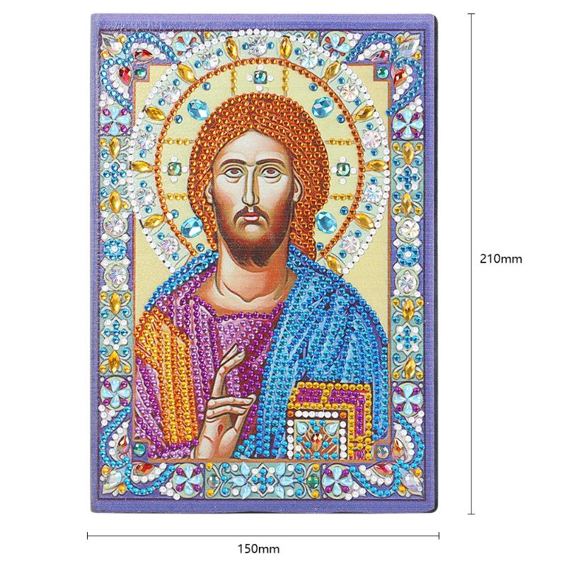 50 Pages A5 Drawing Notebook Craft DIY Special Shaped Diamond Painting Especially Delicate Violin