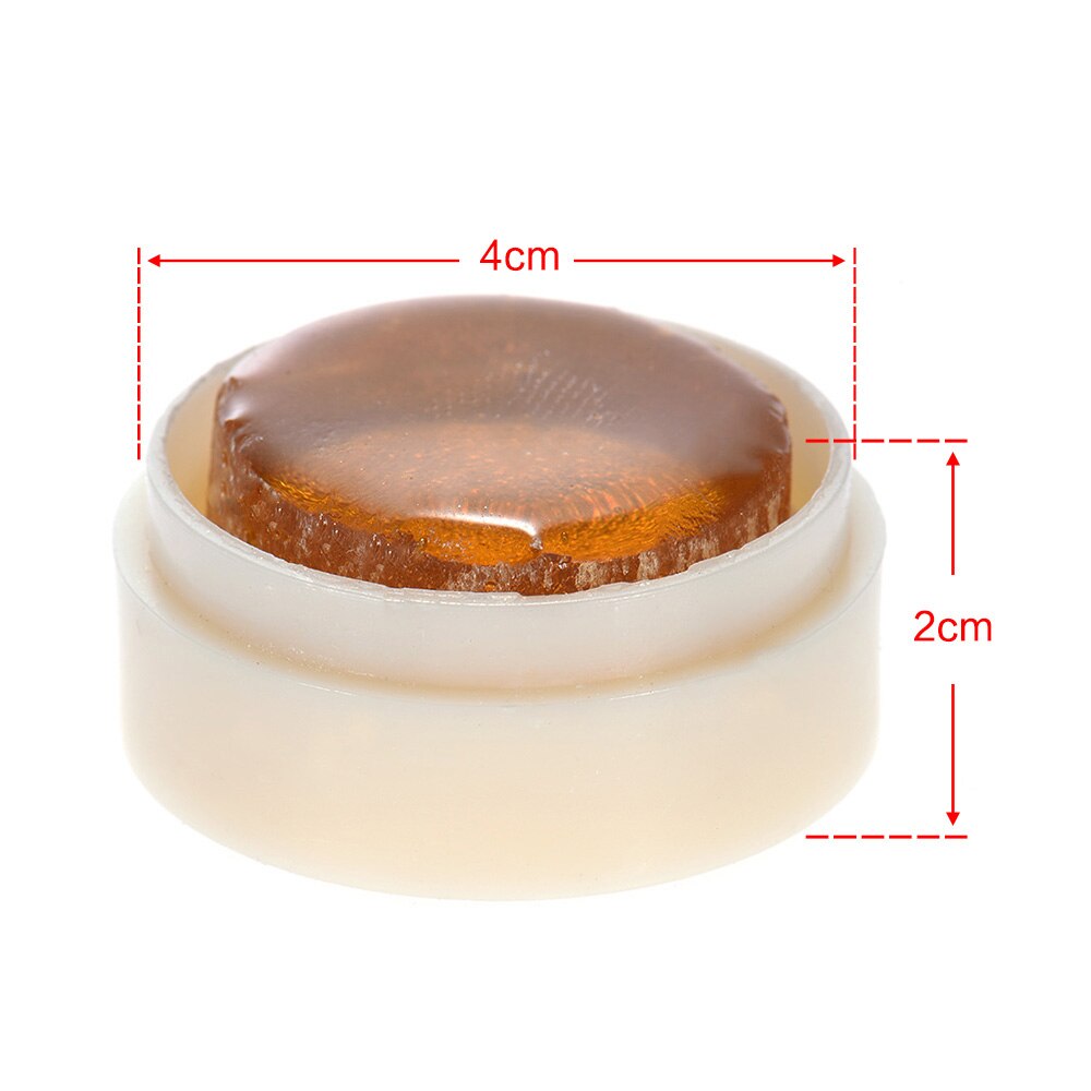 Ammoon Natuurlijke Hars Transparant Oranje Vioolhars Cilindrische Voor Viool Altviool Cello Licht En Lage Stof