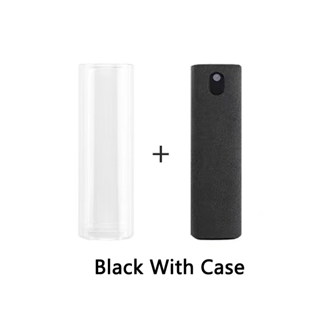 2 In 1 Bildschirm Reiniger Spray Computer Handy Bildschirm Staub Entferner Werkzeug Mikrofaser Tuch Für iPhone iPad Reinigung Tücher: RED