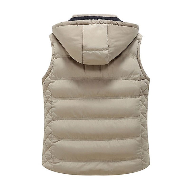 Lusumily tyk varm vest dame ærmeløs jakke kvinde vinter solid slim vest dame vindtæt varm headset vest