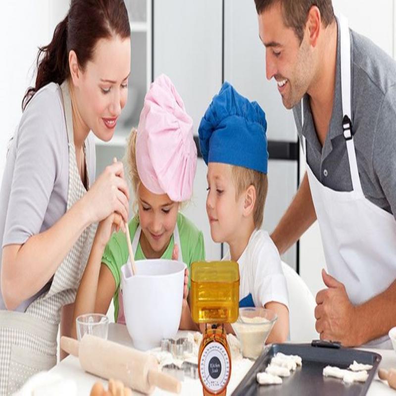 1kg kleine vierkante schaal veerweegschaal schaal voor keuken bakken cake gereedschap huishoudelijke meetinstrumenten