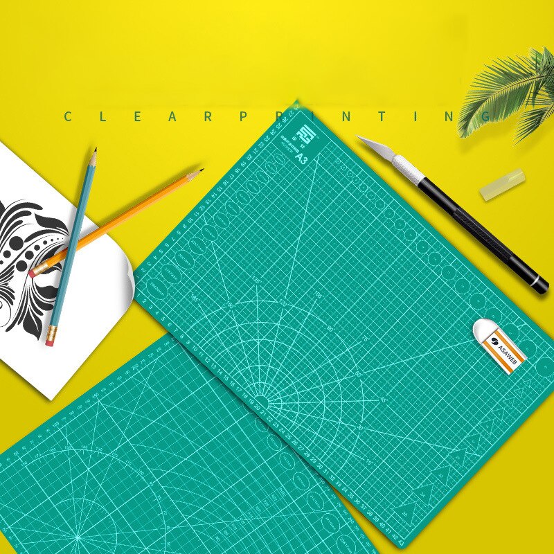 A3 Cutting Board A2 Art Pad Cutting Examination Board A4 Diy Manual Self-repair Student Painting Workbench Pvc Carving Pad Board