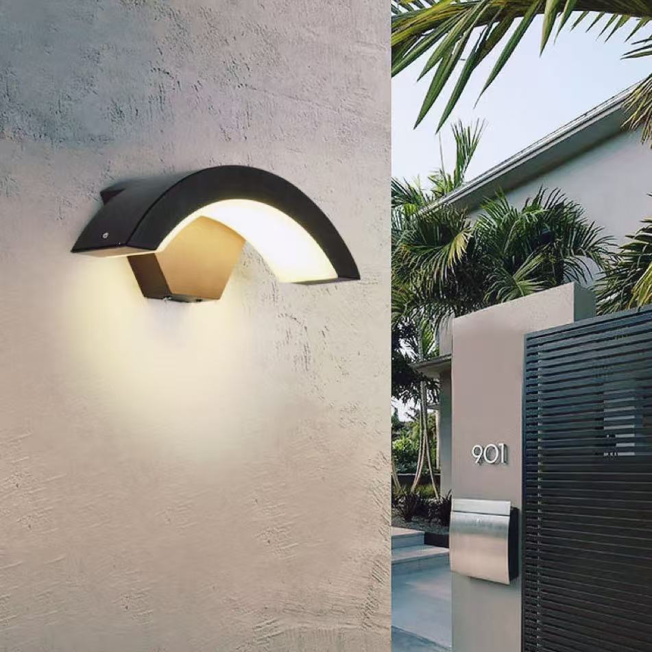 Buitenwandlamp Waterdicht IP65/LED-verlichting PIR Bewegingssensor 18W24W36W/Moderne Villa Tuin Veranda Ingang Aluminium Lamplichaam