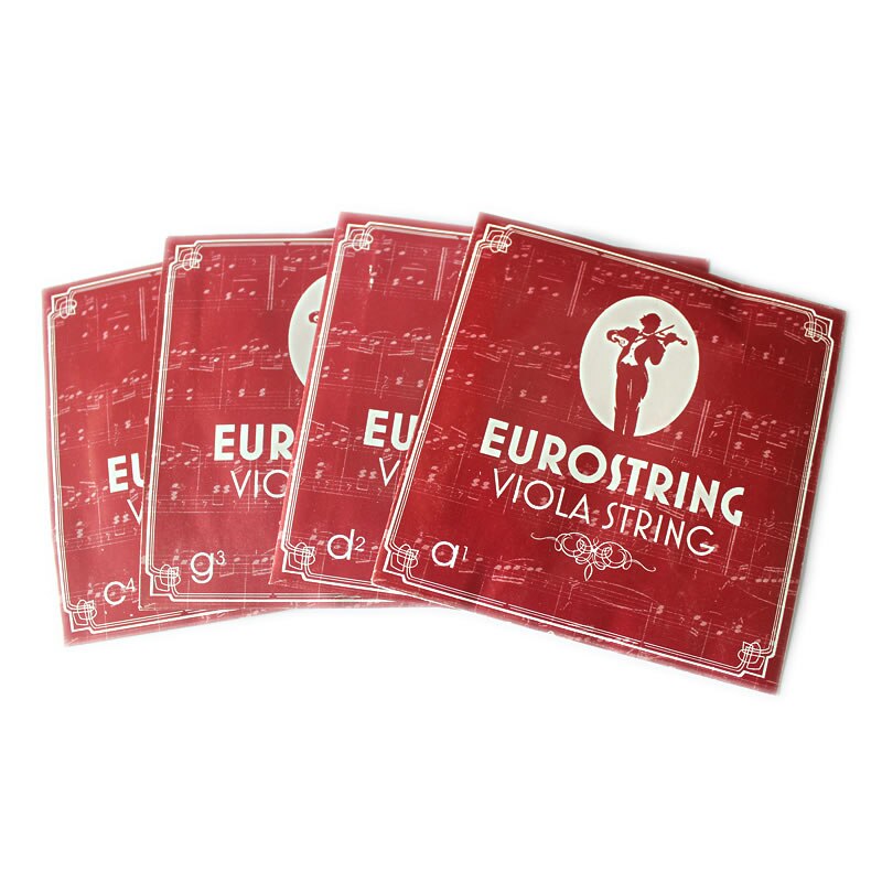 Euro Handmade Full Set Silver Viola Strings