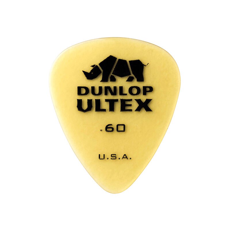 Dunlop-púas de guitarra estándar Ultex, mediador Plectrum, 1 unidad, 0,6mm/0,73mm/1,0mm/1,14mm, mediador de bajo, púas de guitarra eléctrica acústica: 0.6mm