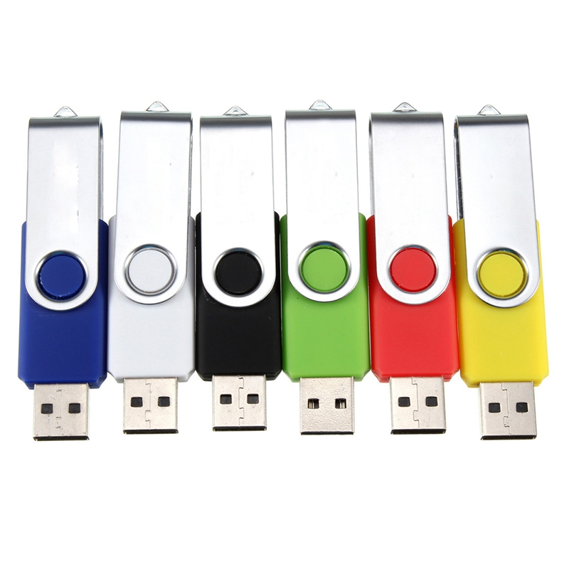 Roterende USB 2.0 128MB Flash Drive Memory Stick Opslag U Disk: Default Title