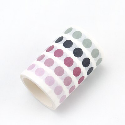 60Mm X 3M Base Element Decoratieve Plakband Dot Masking Washi Tape Diy Scrapbooking Sticker Label Japanse Briefpapier: B