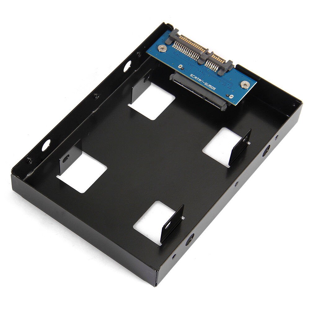 Zeadow Aluminium 2.5 "Tot 3.5" Sata Harde Schijf Converter Caddy Tray Kooi Swap Plug Hdd Ssd montagebeugel Kit