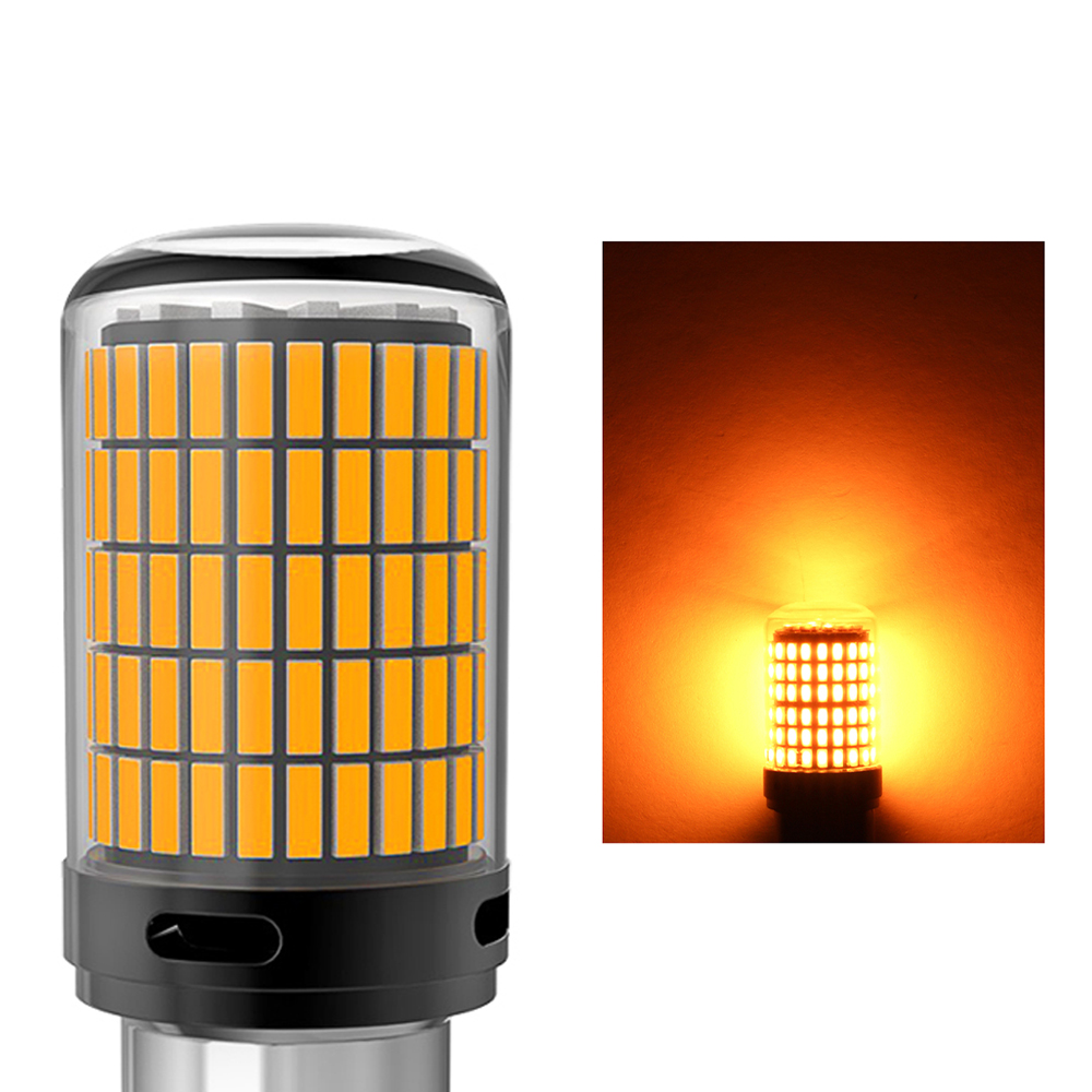 2 uds luz LED de coche de alta potencia P21W PY21W 1156 P21/5W 1157 BAY15D lámpara de señal trasera delantera Canbus 4014SMD W21W W21/5W 7440 7443 12V: Azul oscuro / 7440 W21W WY21W T20