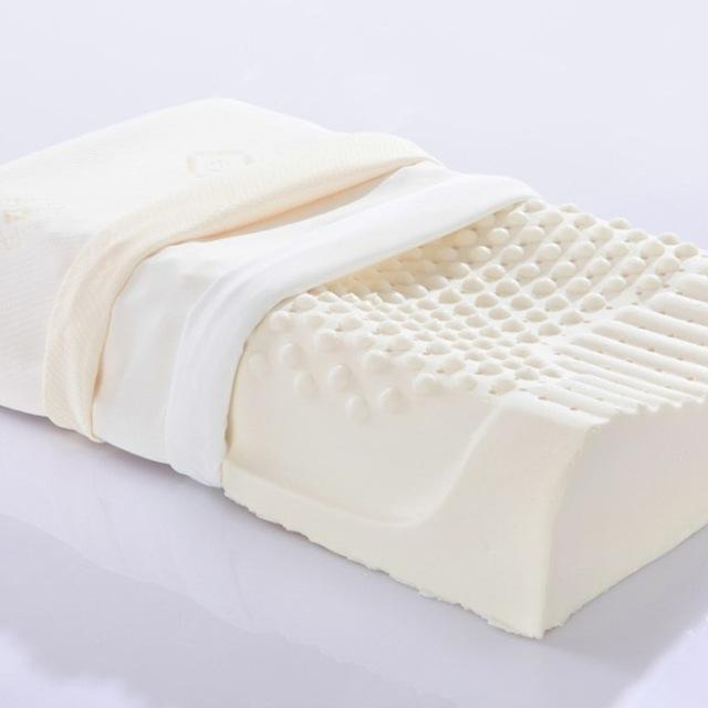 24 100% natürliche Bettwäsche Thailand Belüfteten Elastische Latex Weichen Schaum Kissen/Abnehmbare Abdeckung Komfort Bett Schlaf Unterstützung: B