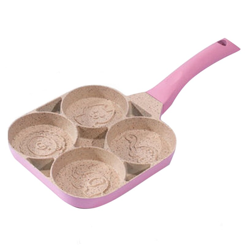 Children's Pancake Maker, Pancake Pan, Waffle Omelette Pan, Baking Tool: Pink