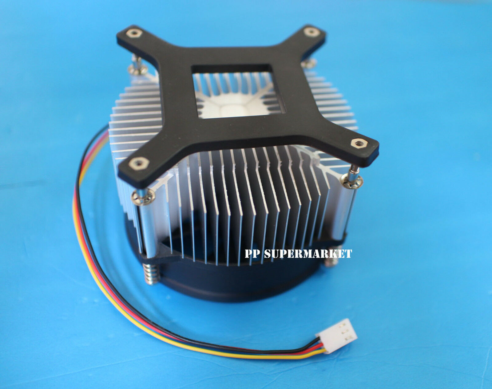 1set Aluminium Heat Sink Cooling Fan 50W 100W High Power Led Light 95*95*55mm