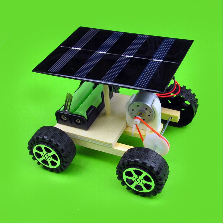 DIY panel Solar vehículos de energía Solar equipo de prueba de Física física para niños ciencia pequeña producción