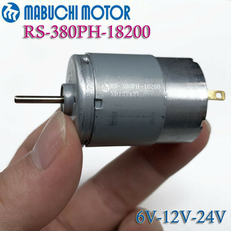 MABUCHI RS-380PH-18200 Motor DC 6V 12V 18V 24V 11190RPM Thick Carbon Brush Long Life Mute Motor For Vacuum Cleaner/ Drill Tool
